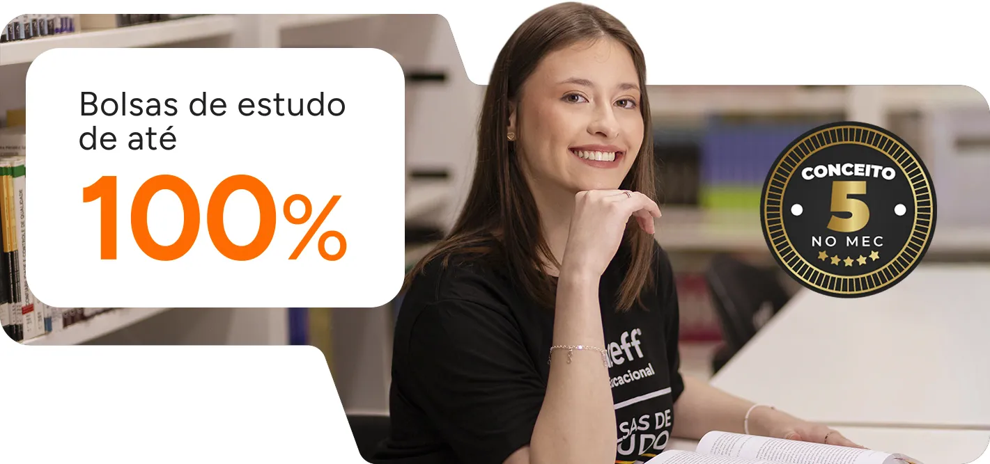Faculdade gratuita é na UCEFF. Bolsas de estudo de até 100%.